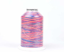 Gütermann Garn - Bulky Lock Multicolor - Bauschgarn No.80 - 1000m - Pink/Blau