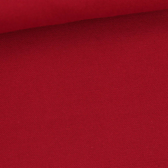 Canvas - feste Baumwolle - 252g - Uni - Dunkelrot