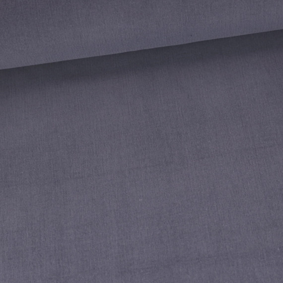 Feincord - Babycord - Baumwolle - Uni - 145g - Dunkelgrau