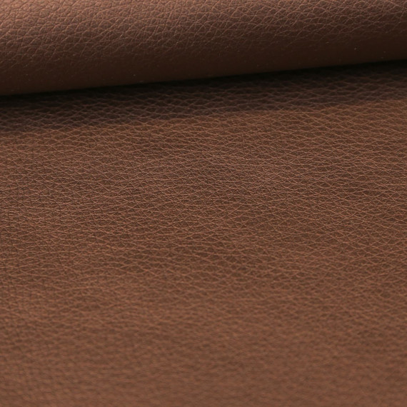 Kunstleder - Fashionstoff - Nappa - Uni - 140cm - Bronze Dunkel
