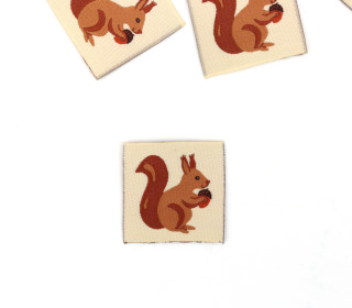 1 Label - Eichhörnchen - Beige - jojulein design