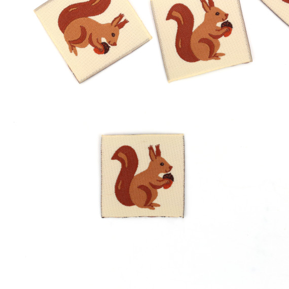 1 Label - Eichhörnchen - Beige - jojulein design
