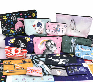 DIY-Nähset - Softshell - Fleece - 15 Stift - und Kramtaschen - Kids - abby and amy