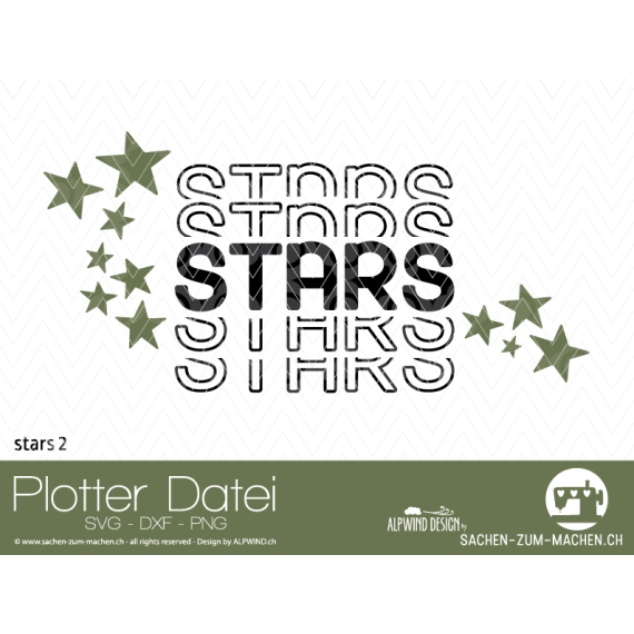 Plotterdatei "stars" #2 - ALPWIND