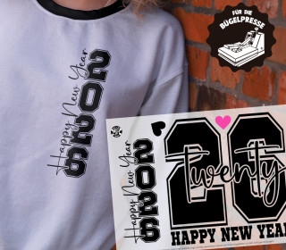 Onkel Bo's Bügelbilder - DIN A4 - Twenty26 - Silvester