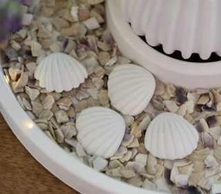 Silikon - Gießform - Mini Muscheln & Seestern - Maritim - Muscheln 2 - vielfältig nutzbar