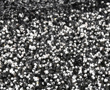 Paillettenstoff - Schimmernd - Glamour - Uni - Silber