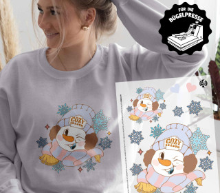 Onkel Bo's Bügelbilder - DIN A4 - Cozy Season - Snowman - BIG