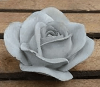 Silikon - Gießform - Schöne Rosenblüte - aufgeblüht - vielfältig nutzbar