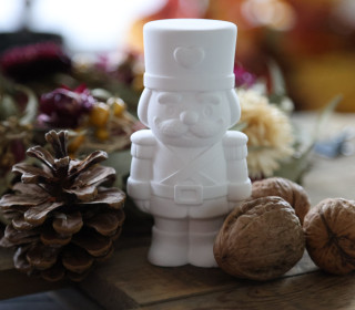 Silikon - Gießform - Süßes Mini Gardemännchen - mit Herz - Weihnachten - vielfältig nutzbar