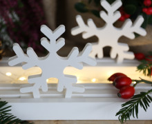 Silikon - Gießform - Kleine Schneeflocke Stecker - für Steckleisten - Weihnachten - Lichtdeko - vielfältig nutzbar
