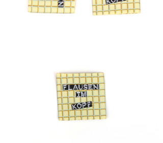1 Label - FLAUSEN IM KOPF - Blasselb - Lausemia Design Studio