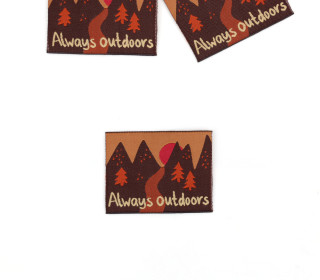 1 Label - Always outdoors - Camelbraun - jojulein design