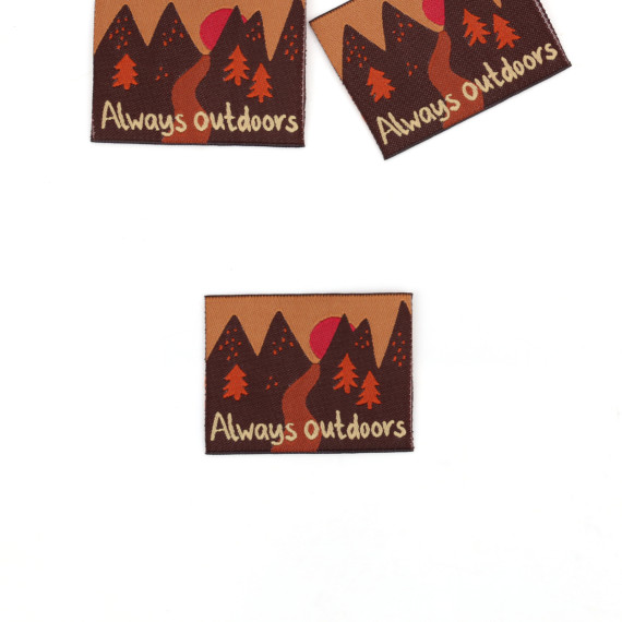 1 Label - Always outdoors - Camelbraun - jojulein design