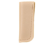 2 Kordelenden - 50mm - Lederimitat - Nappa - Veno - Creme