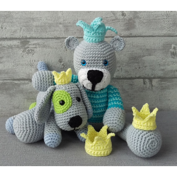 Häkelanleitung - Krone in 3 Größen für Amigurumis
