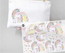 Onkel Bo's Bügelbilder - DIN A4 - Sparkle Unicorn - Kleiner Mix - Little Love