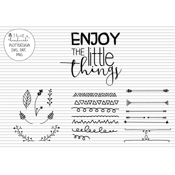 Statement-Plotterdatei "Enjoy the little things"