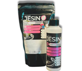 Jesin Probier Paket - 0,5 kg Jesin Puder - 0,25 kg Acrylharz (flüssig) - Colorberry - 2-Komponenten-System