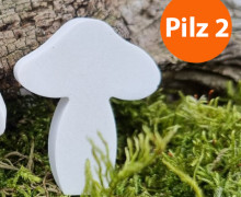 Silikon - Gießform - Mini Pilze - 4er-Set - Pilz 2 - vielfältig nutzbar