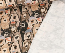 Leichter Kuschelsweat - Bears - Beige