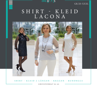 Shirt/Kleid LACONA Gr. XS-XXXL