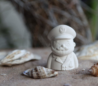 Silikon - Gießform - Mini - kleiner Kapitän - Seebären Bande - maritim - vielfältig nutzbar