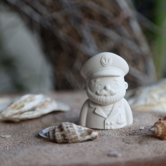 Silikon - Gießform - Mini - kleiner Kapitän - Seebären Bande - maritim - vielfältig nutzbar