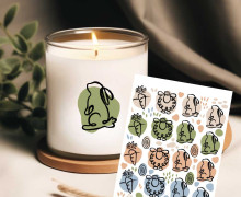 Rub-On Sticker - Ostern - KnilchArt Design - Tante Henni Rub-Ons - vielfältig nutzbar