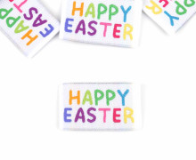 1 Label - HAPPY EASTER - Weiß