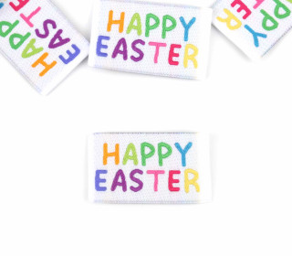 1 Label - HAPPY EASTER - Weiß