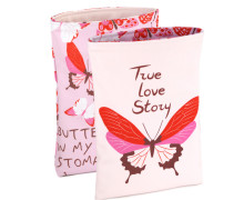 DIY-NÄHSET - Buchtasche - True Love Story - Softshell - abby and amy