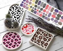 Outdoorstoff - Animal Print - Inlays für Silikon - Probierset - studio.mARTinchen - abby and amy