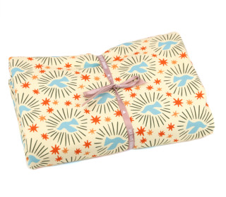 1,75m Zuschnitt - Bio-Sommersweat - French Terry - of Spirit - Magical Shimmer - Ecru - Hamburger Liebe