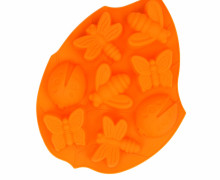 Gießform - Silikon - Vielfältig Nutzbar - Schmetterlinge - Orange