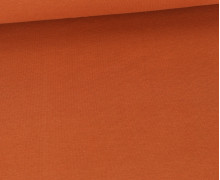 ANGEBOT - Glattes Bündchen - Uni - Schlauchware - Rostorange