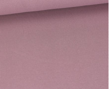 Strick Jersey - Schmale Rippen - uni - Altlila