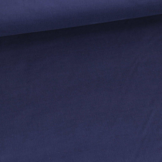Feincord - Babycord - Baumwolle - Uni - 145g - Stahlblau