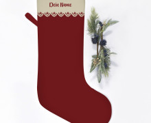 DIY-Nähset - Nikolaussocke - Softshell - Santas Cozy Socks