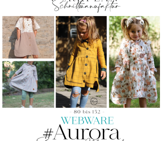 Aurora WEBWARE Sommer Allrounder | Tunika | Kleid | Beamer & A0 inkl. Ebenen | 80 bis 152