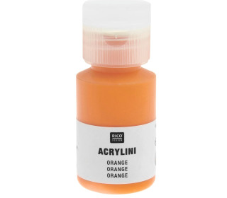 Acrylfarbe - Acrylini - 22ml - Matt - Geruchsarm - Rico Design - Orange