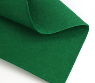 3mm Filz - Polyesterfilz - Klassik Filz - Grasgrün