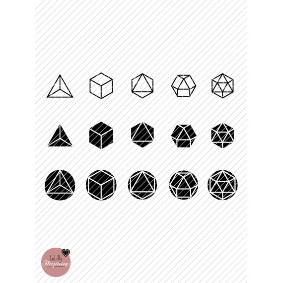 Plotterdatei platonische Körper