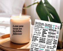 Rub-On Sticker - Lustige Sprüche - Tante Henni Rub-Ons - vielfältig nutzbar