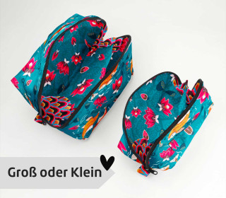 DIY-Nähset - Kosmetiktasche - Binz - Colorful Koi - Frida Kreativ - GRÖSSENAUSWAHL - abby and amy