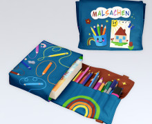 DIY-Nähset - Buch-Organizer - Malsachen - Kinder - Kreativquartier - Softshell - abby and amy