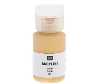 Acrylfarbe - Acrylini - 22ml - Matt - Geruchsarm - Rico Design - Gold