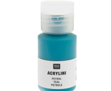 Acrylfarbe - Acrylini - 22ml - Matt - Geruchsarm - Rico Design - Petrol