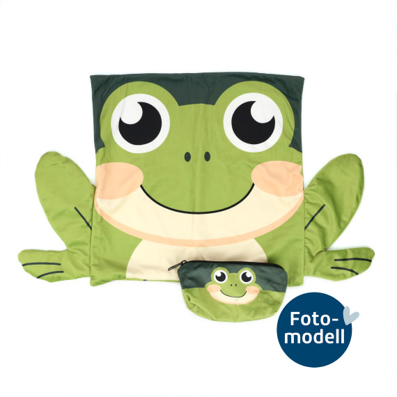 FOTOMODELL - DIY-Tierkissen fertig genäht - Adorable Animals - Frosch - Velvet