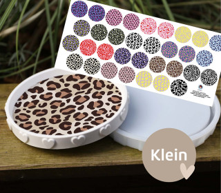 Outdoorstoff - Animal Print - Inlays für Silikon - Dekoteller - Tablett - Klein - studio.mARTinchen - abby and amy